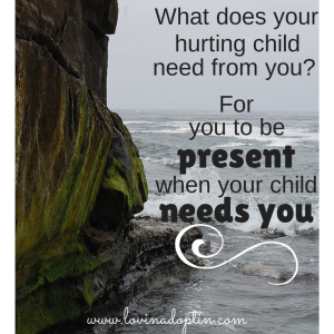 your child needs you to be present