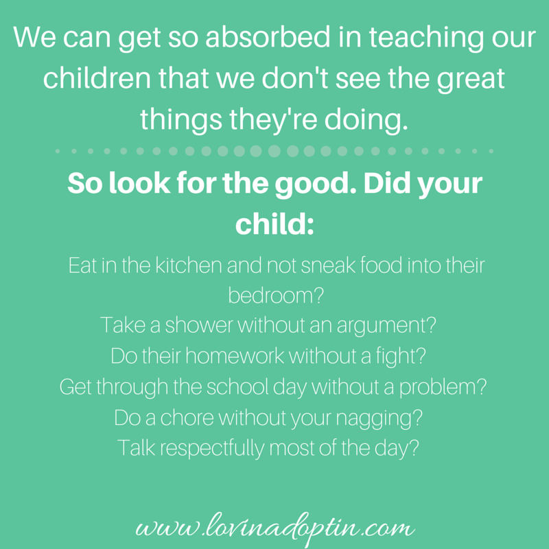 Find the good your child does